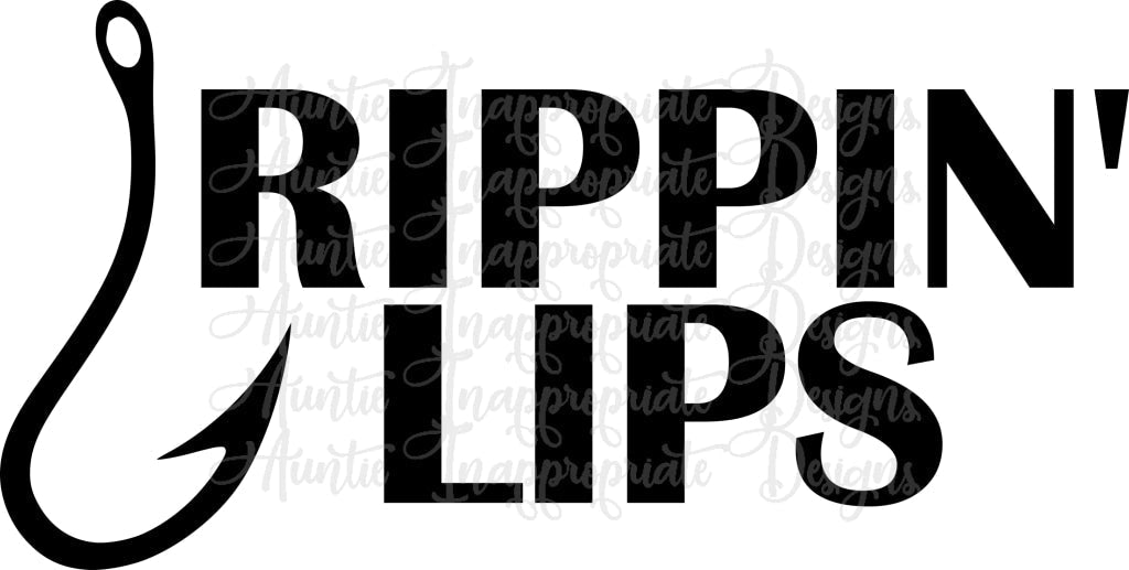 Rippin Lips Fishing Digital Svg File
